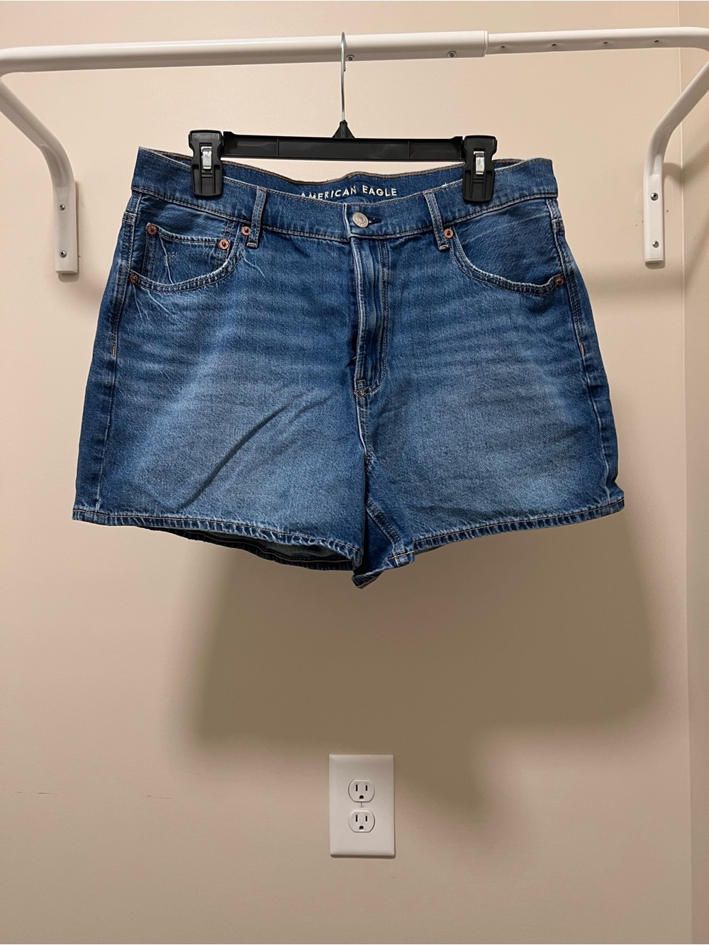 American Eagle Outfitters Medium Blue Denim Cutoff Shorts